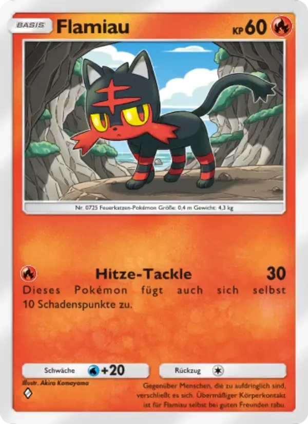 Litten card in German