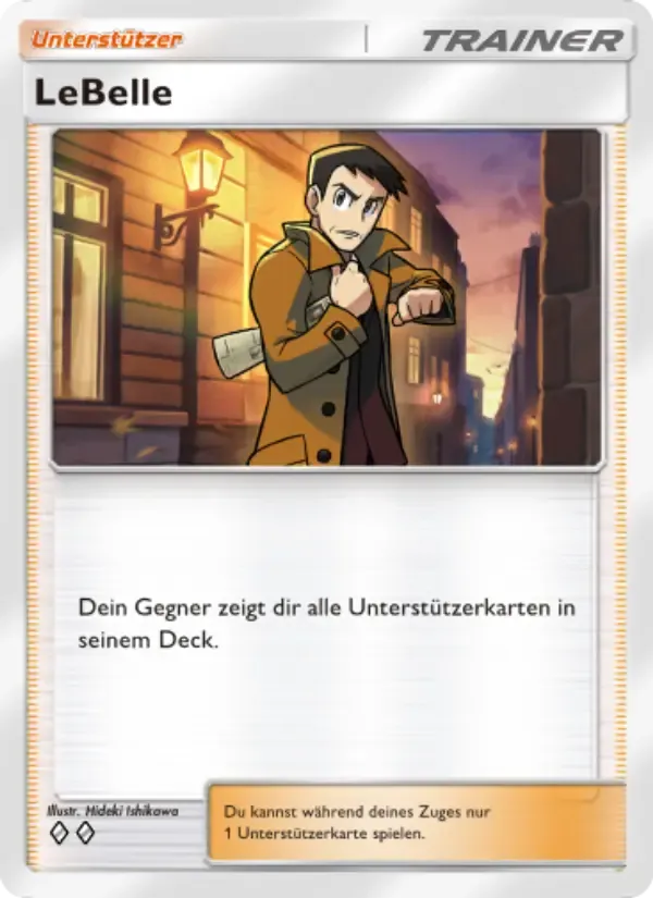 Looker card in German