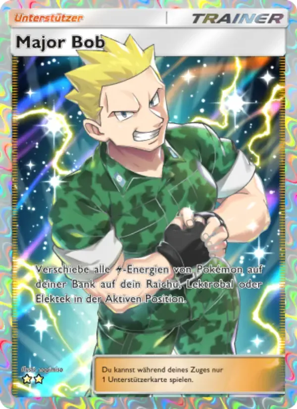 Lt. Surge card in German