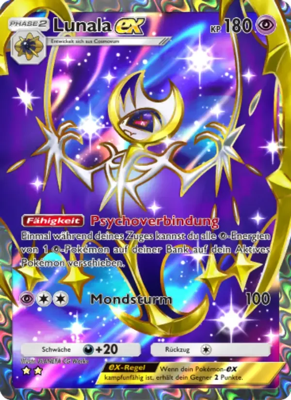 Lunala ex (A3-186) – PTCGP | PocketCards.net