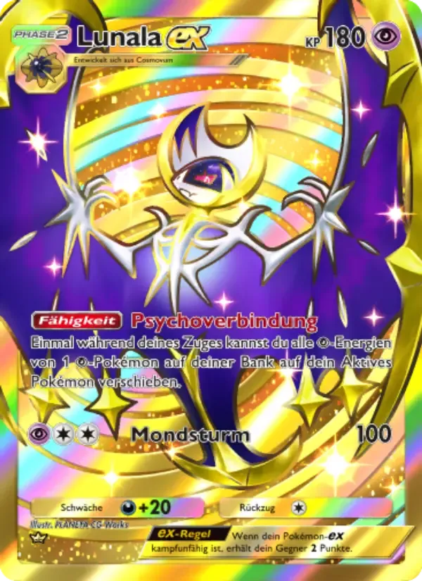 Lunala ex card in German