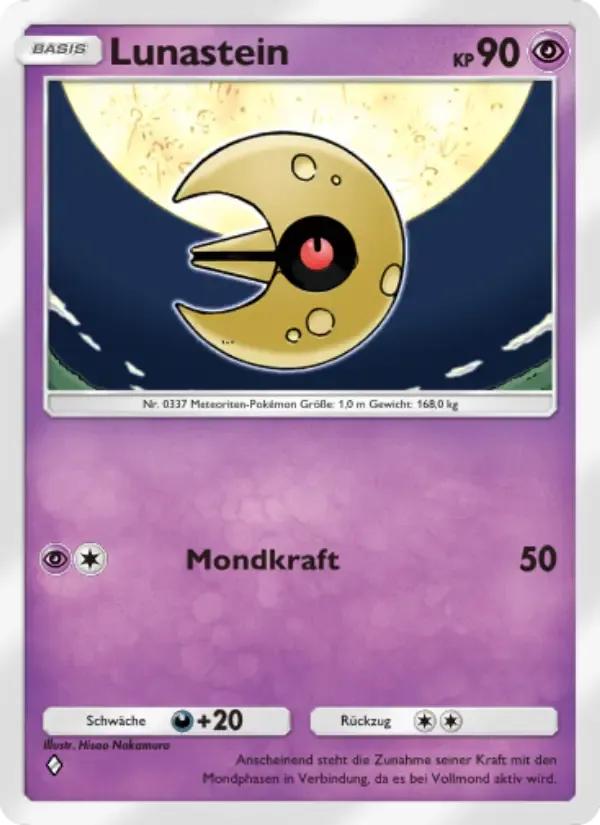 Lunatone card in German