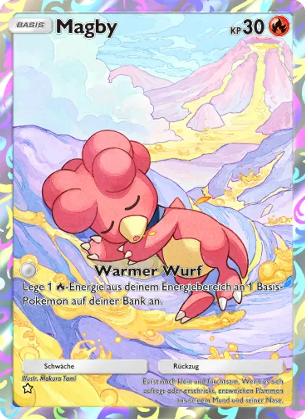 Magby card in German