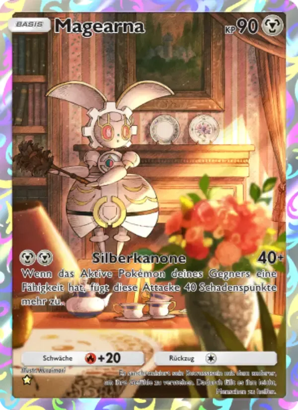 Magearna card in German