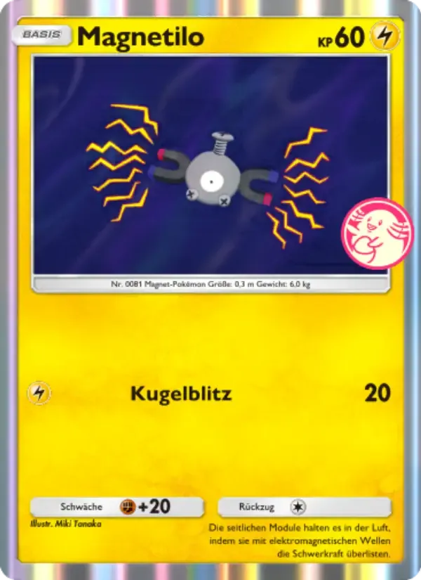 Magnemite card in German