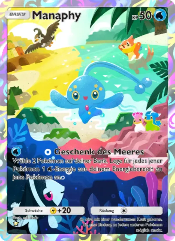 Manaphy card in German