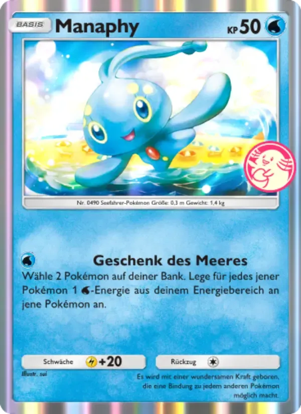 Manaphy card in German