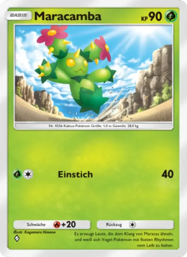 Maractus card in German