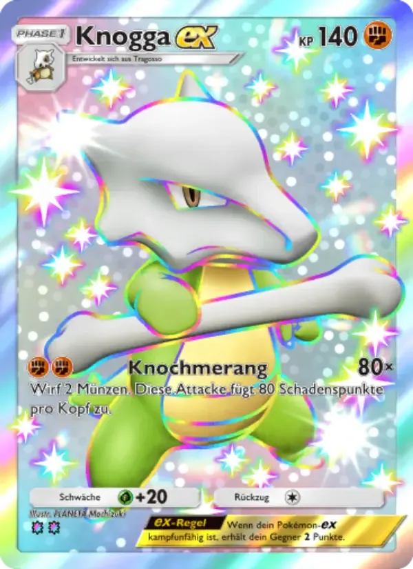 Marowak ex card in German