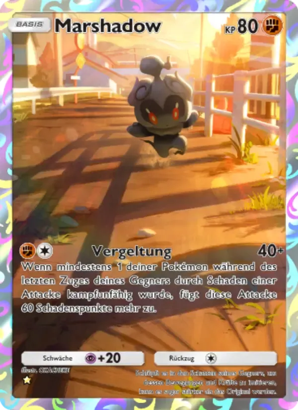 Marshadow card in German