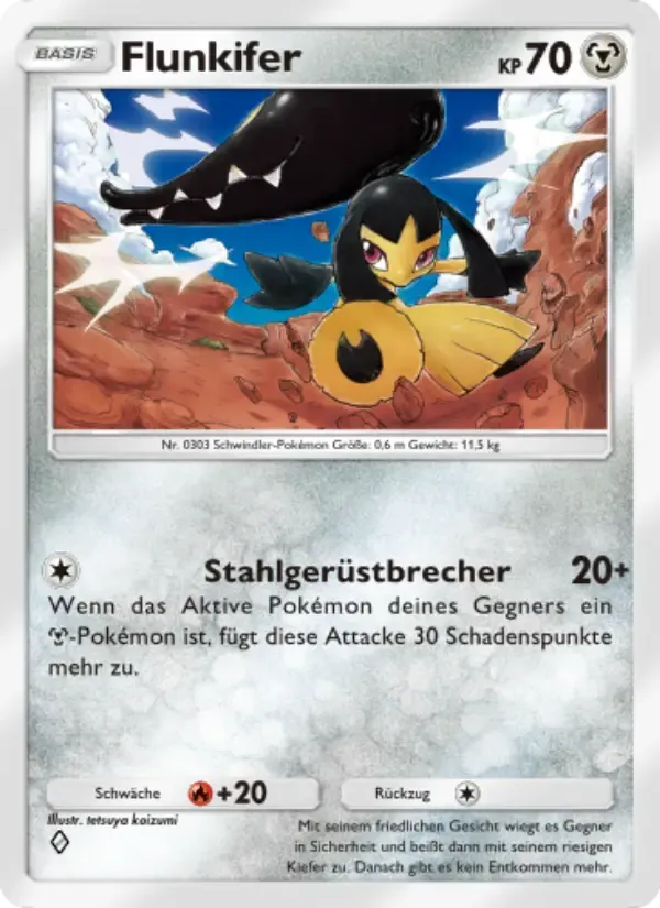 Mawile card in German