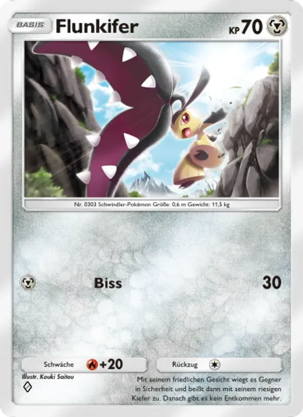 Mawile card in German