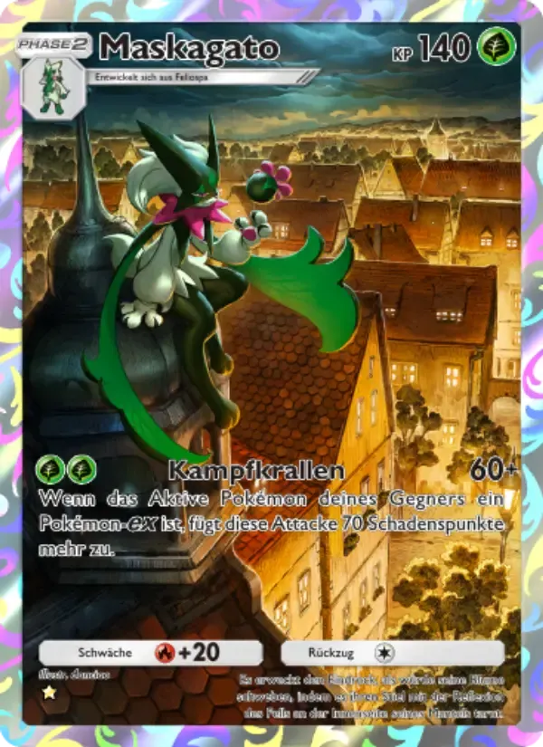 Meowscarada card in German