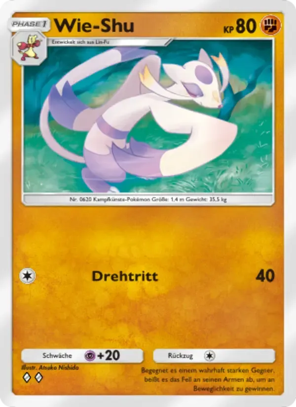Mienshao card in German