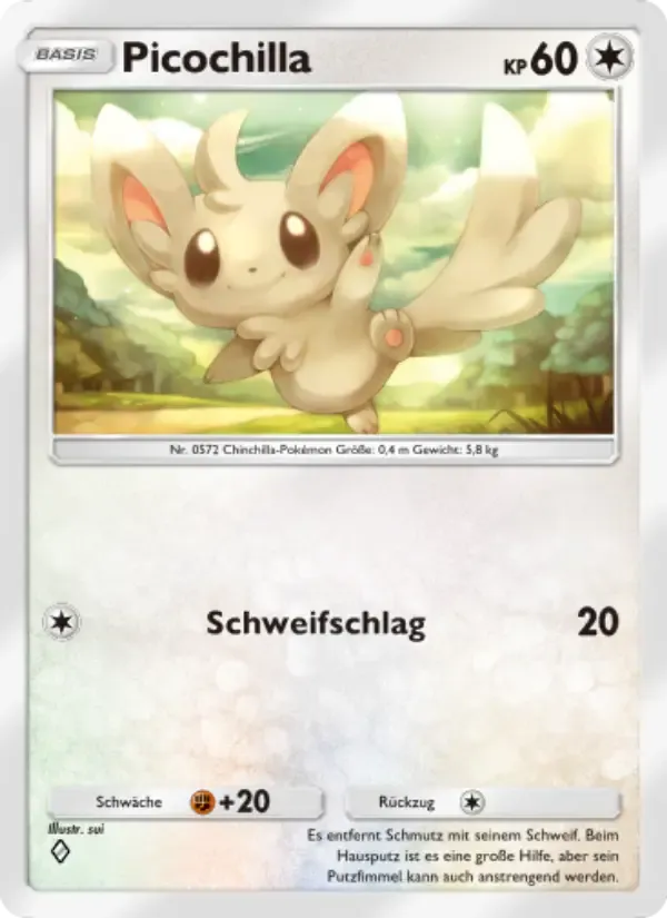 Minccino card in German