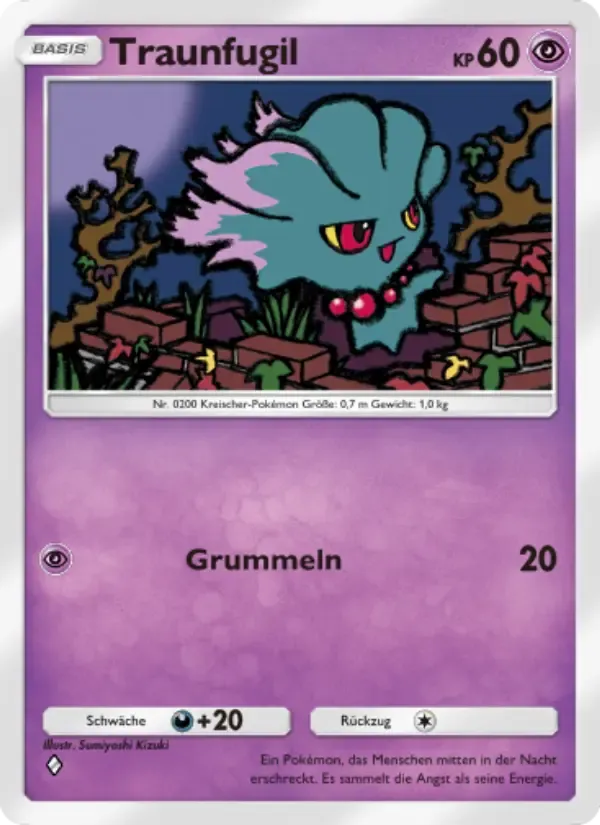 Misdreavus card in German