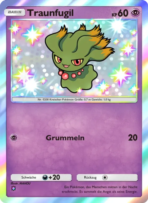 Misdreavus card in German
