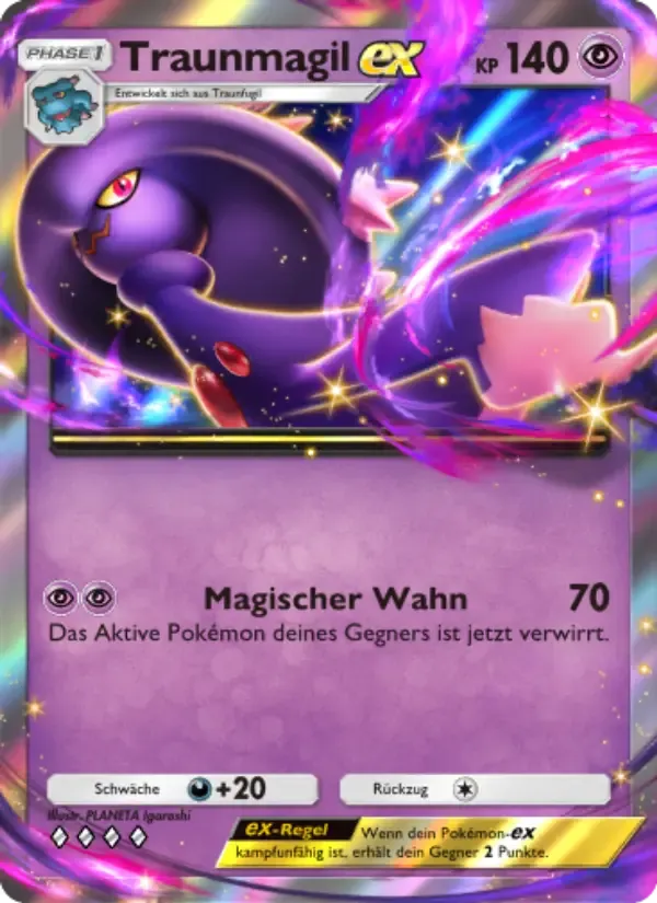 Mismagius ex card in German