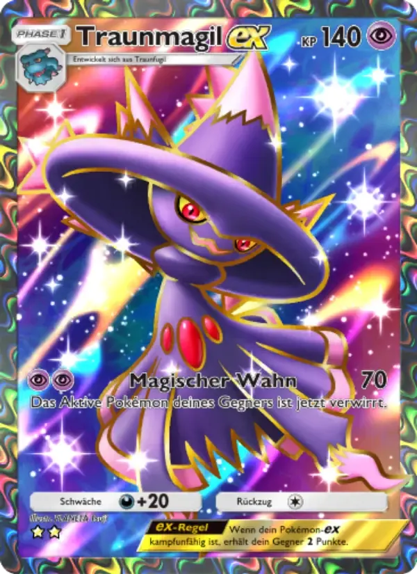 Mismagius ex card in German