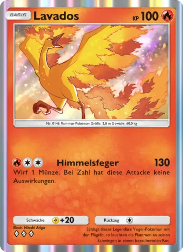 Moltres card in German