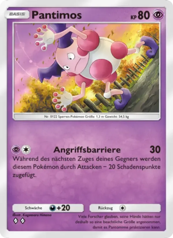 Mr. Mime card in German