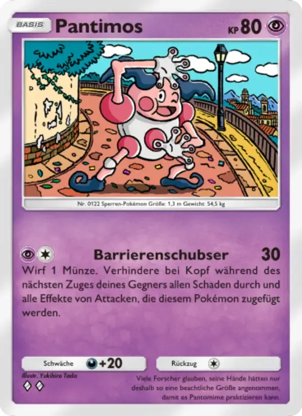 Mr. Mime card in German