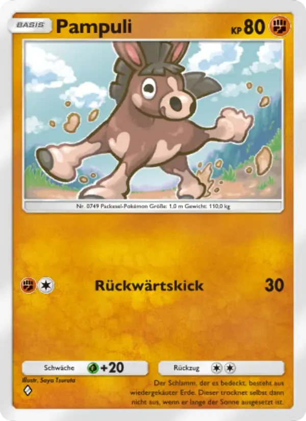 Mudbray card in German