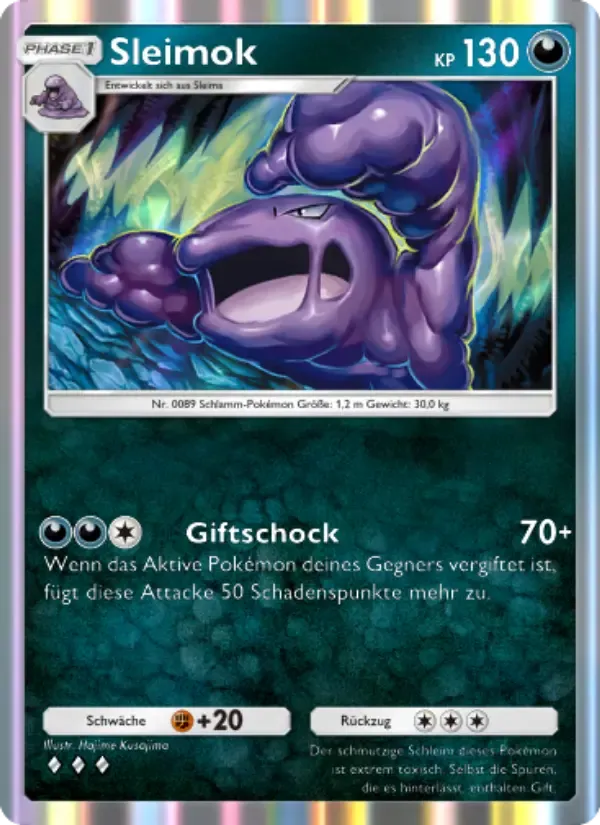 Muk card in German