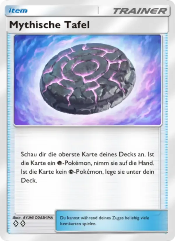 Mythical Slab card in German