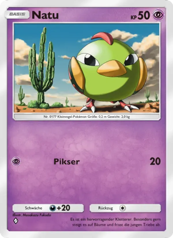 Natu card in German