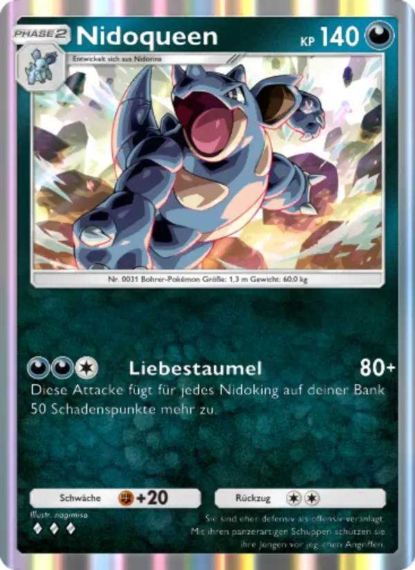 Nidoqueen card in German