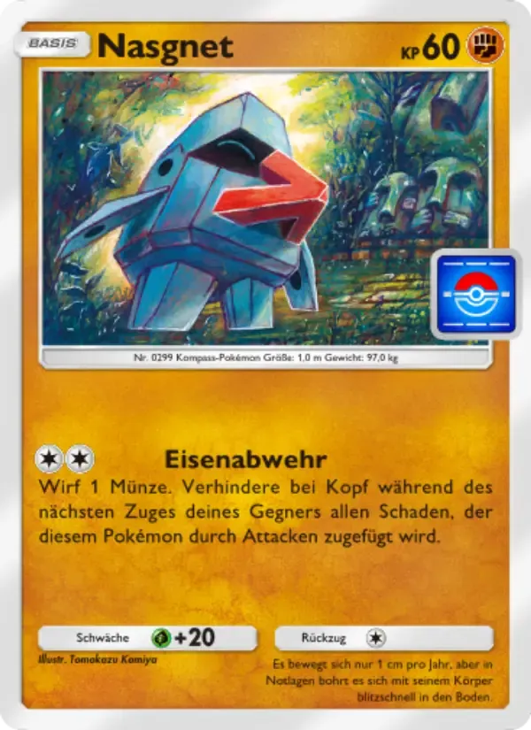 Nosepass card in German