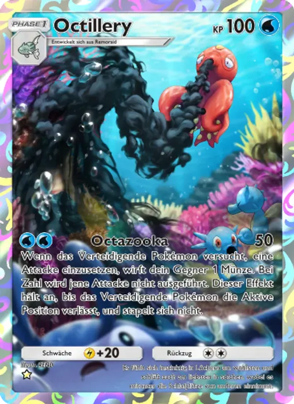 Octillery card in German