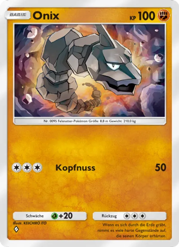 Onix card in German