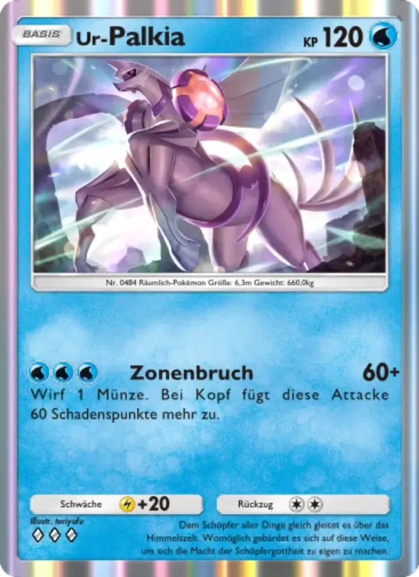 Origin Forme Palkia card in German