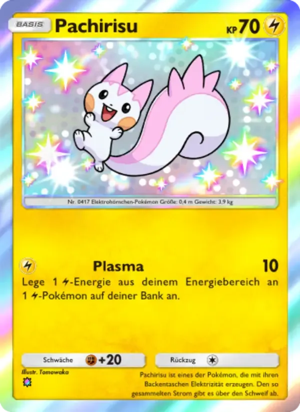 Pachirisu card in German