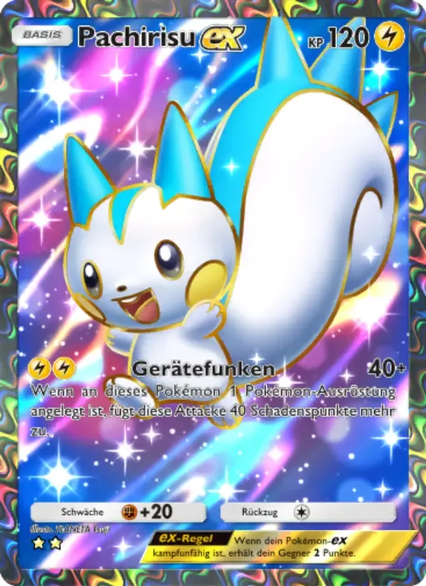 Pachirisu ex card in German