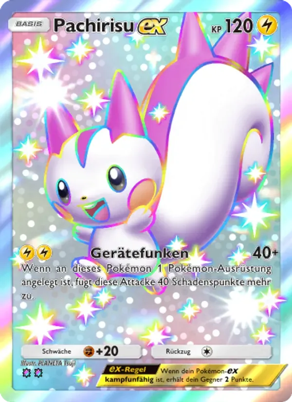 Pachirisu ex card in German