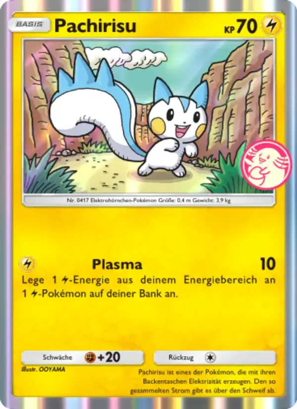Pachirisu card in German