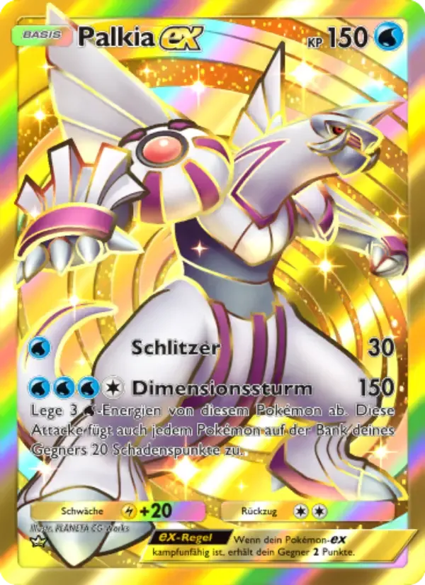 Palkia ex card in German