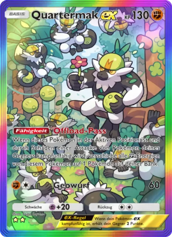 Passimian ex card in German