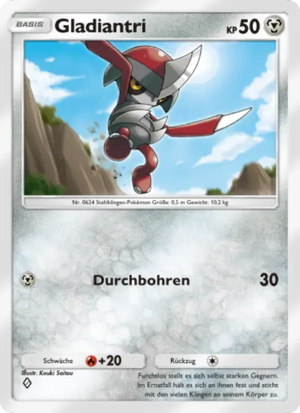 Pawniard card in German