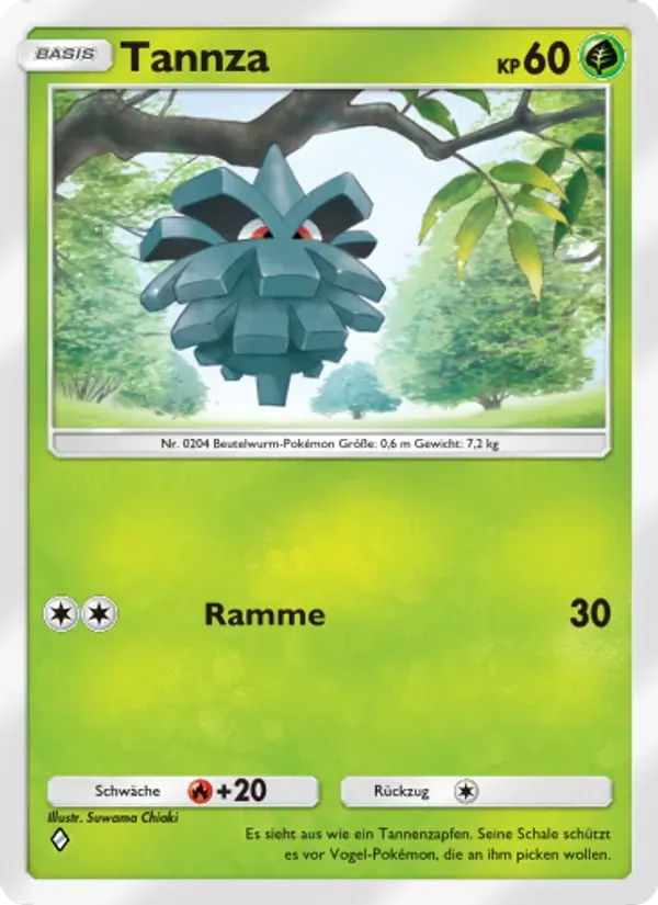 Pineco card in German