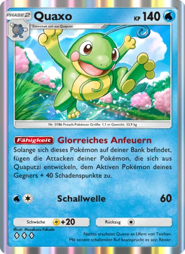 Politoed card in German