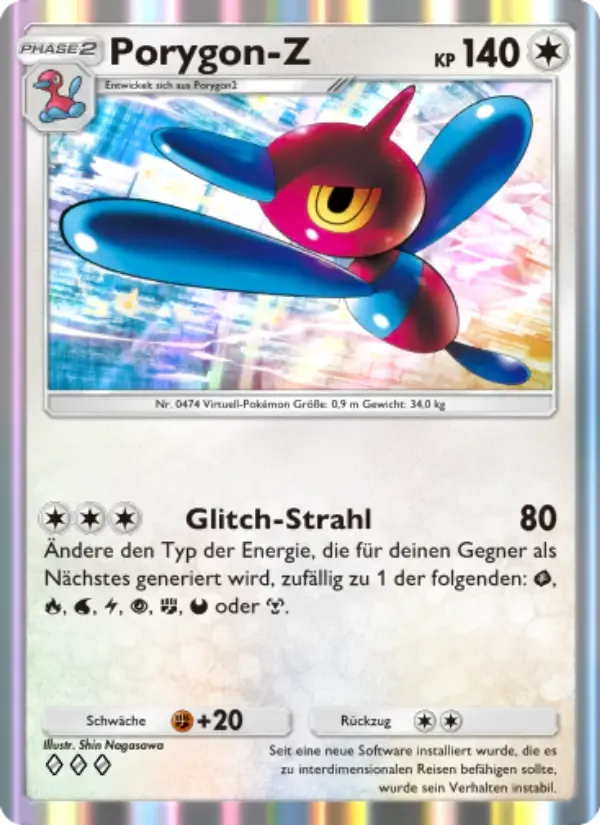 Porygon-Z card in German