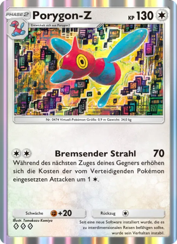 Porygon-Z card in German
