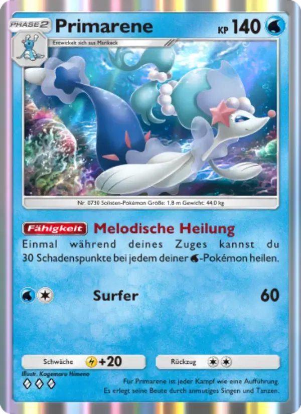 Primarina card in German