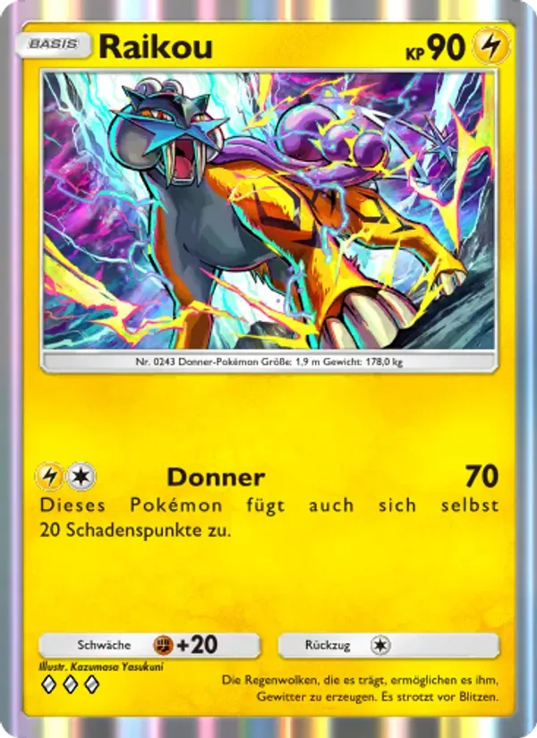 Raikou card in German