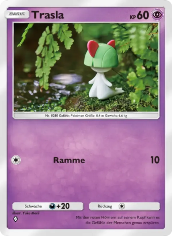 Ralts card in German