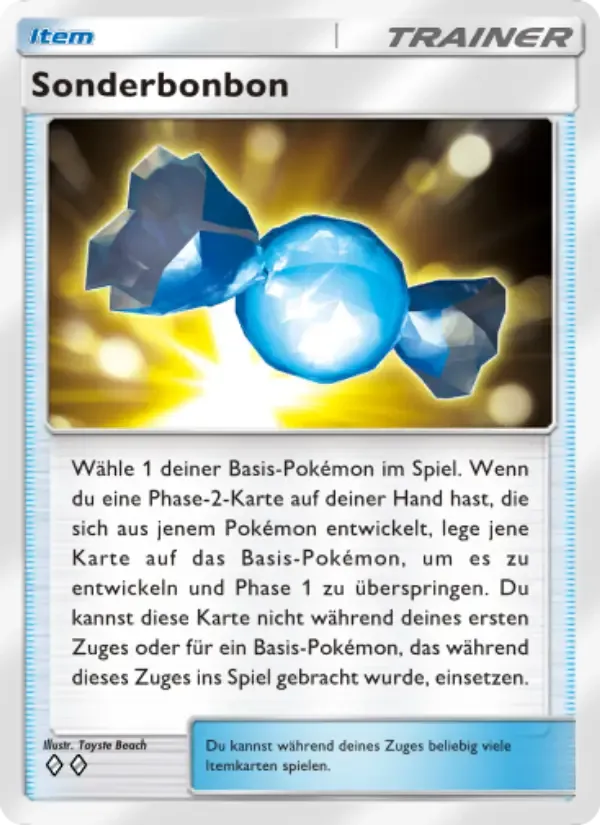Rare Candy card in German
